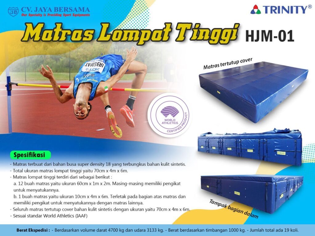 daftar harga mistar lompat tinggi, daftar harga tiang lompat tinggi, harga alat lompat tinggi, harga busa lompat tinggi, harga matras lompat tinggi hjm-01, harga matras lompat tinggi hjm-03, harga matras lompat tinggi trinity, harga matras lompat tinggi, harga matras untuk lompat tinggi, harga mistar lompat tinggi, harga tiang lompat tinggi, jual matras lompat tinggi, matras lompat tinggi standar iaaf, matras lompat tinggi standar pasi, matras lompat tinggi, mistar lompat tinggi, peralatan lompat tinggi, tiang lompat tinggi, ukuran lapangan lompat tinggi, ukuran matras lompat tinggi, bilah lompat