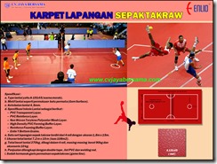 Karpet Lapangan Sepak Takraw - DISTRIBUTOR OLAHRAGA