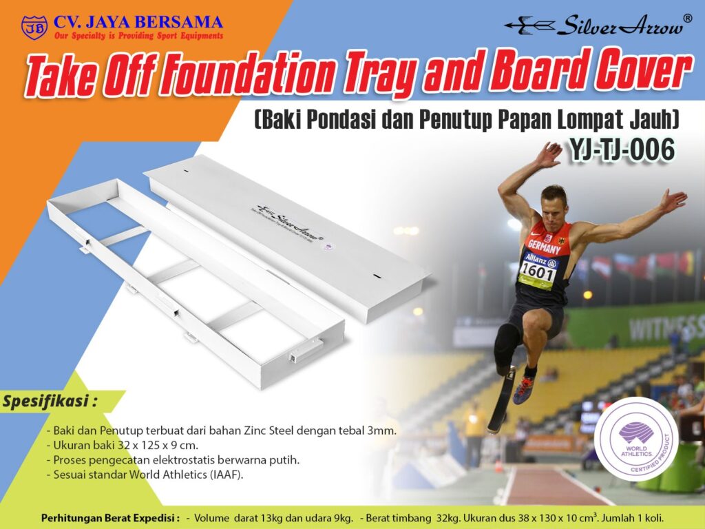 take-off foundation tray, baki pondasi papan lompat jauh, tempat papan lompat jauh, lompat jauh, papan lompat jauh, ukuran papan lompat jauh, papan tolakan lompat jauh, papan tumpuan lompat jauh, papan lonjakan lompat jauh, papan tolak lompat jauh, papan lonjak lompat jauh, ukuran bak lompat jauh, panjang lintasan lari lompat jauh, bagian pertama pada lapangan lompat jauh, lebar bak lompat jauh, gambar lapangan lompat jauh, bagian utama pada lapangan lompat jauh, alat mengukur hasil lompatan, wadah papan lompat jauh