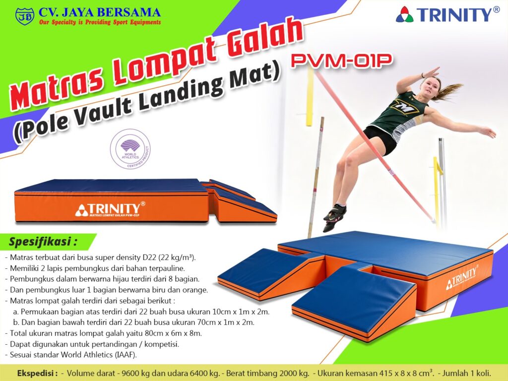 matras lompat galah, jual matras lompat galah, lompat galah, mistar lompat galah, tiang lompat galah, galah lompat galah, kotak tancap, matras pendaratan, trinity, silver arrow, pole, pole vault mat, pole vault pole, landing area pole vault, landing mat pole vault, crossbar pole vault, upright pole vault, plant box, landing mattresses